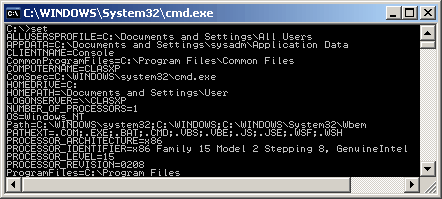 Set Variables