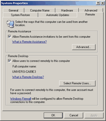 Enable Remote Desktop