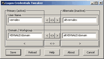 Logon Credentials Tweaker